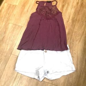 Tank top and shorts